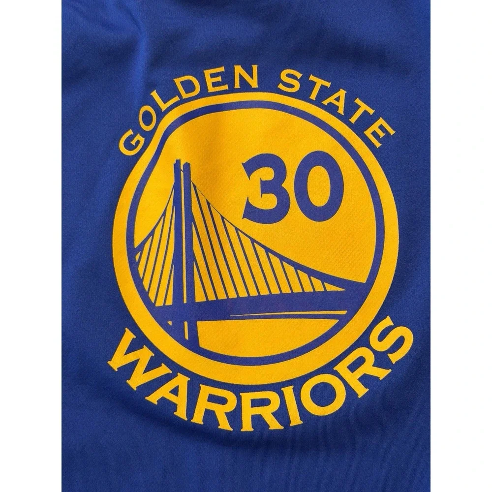 Adidas Golden State Warriors Stephen Curry 30 Swingman NBA Jersey Blue Mens XL